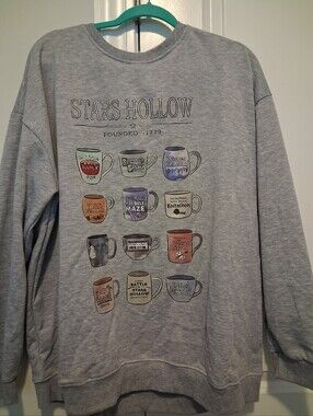 Gilmore Girls Stars Hollow Mugs Sweatshirt 3XL